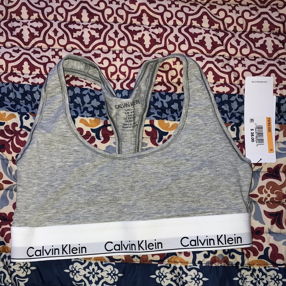 🔴LAST CHANCE 🔴 NWT CK unlined small bralette
